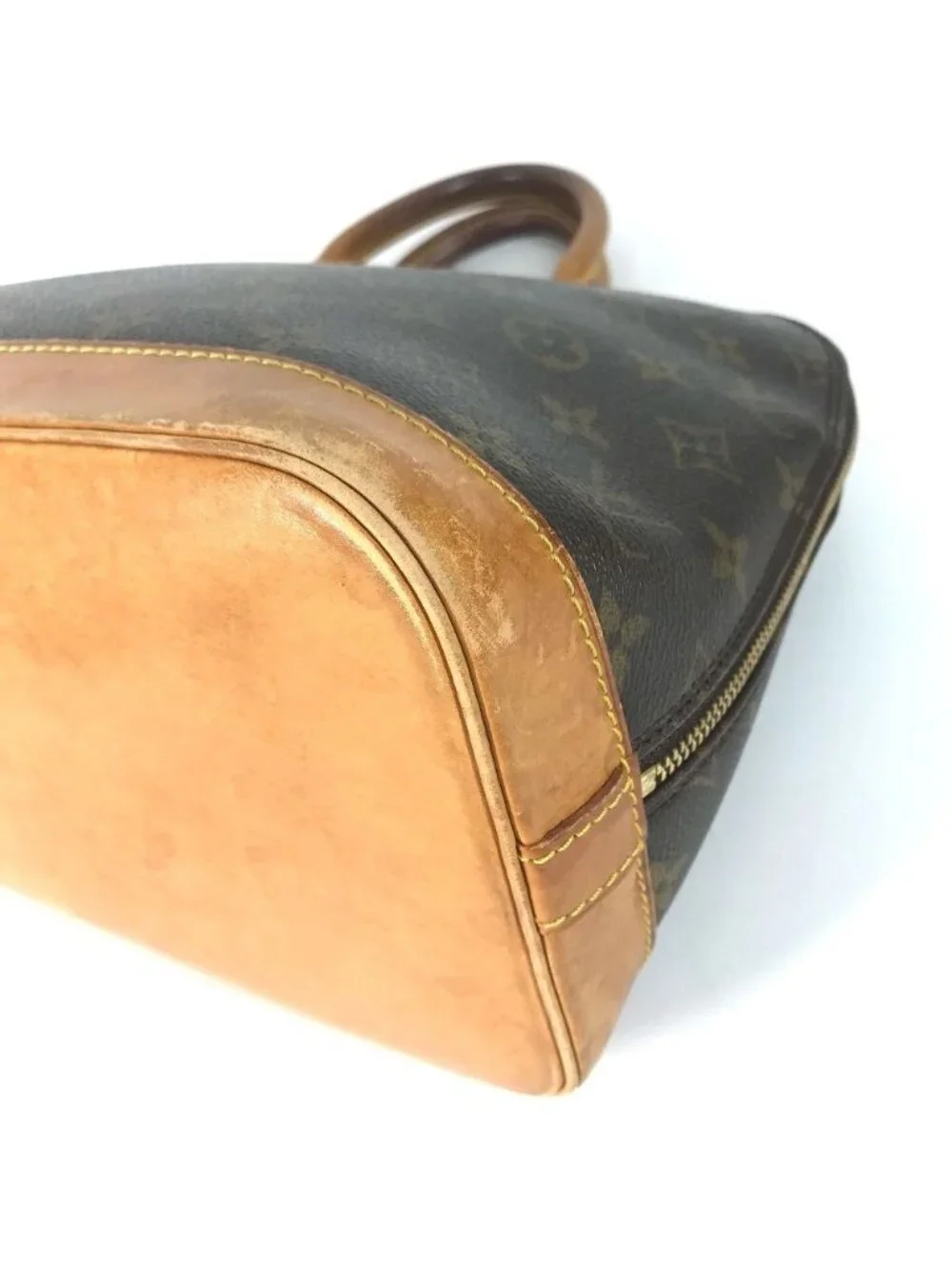 Louis Vuitton Handbag Alma Monogram Canvas Brown